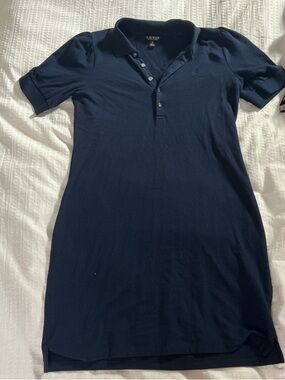 Ralph Lauren Women's Navy Polo Dress